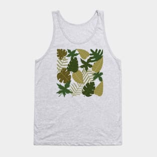 leaf in square Tank Top